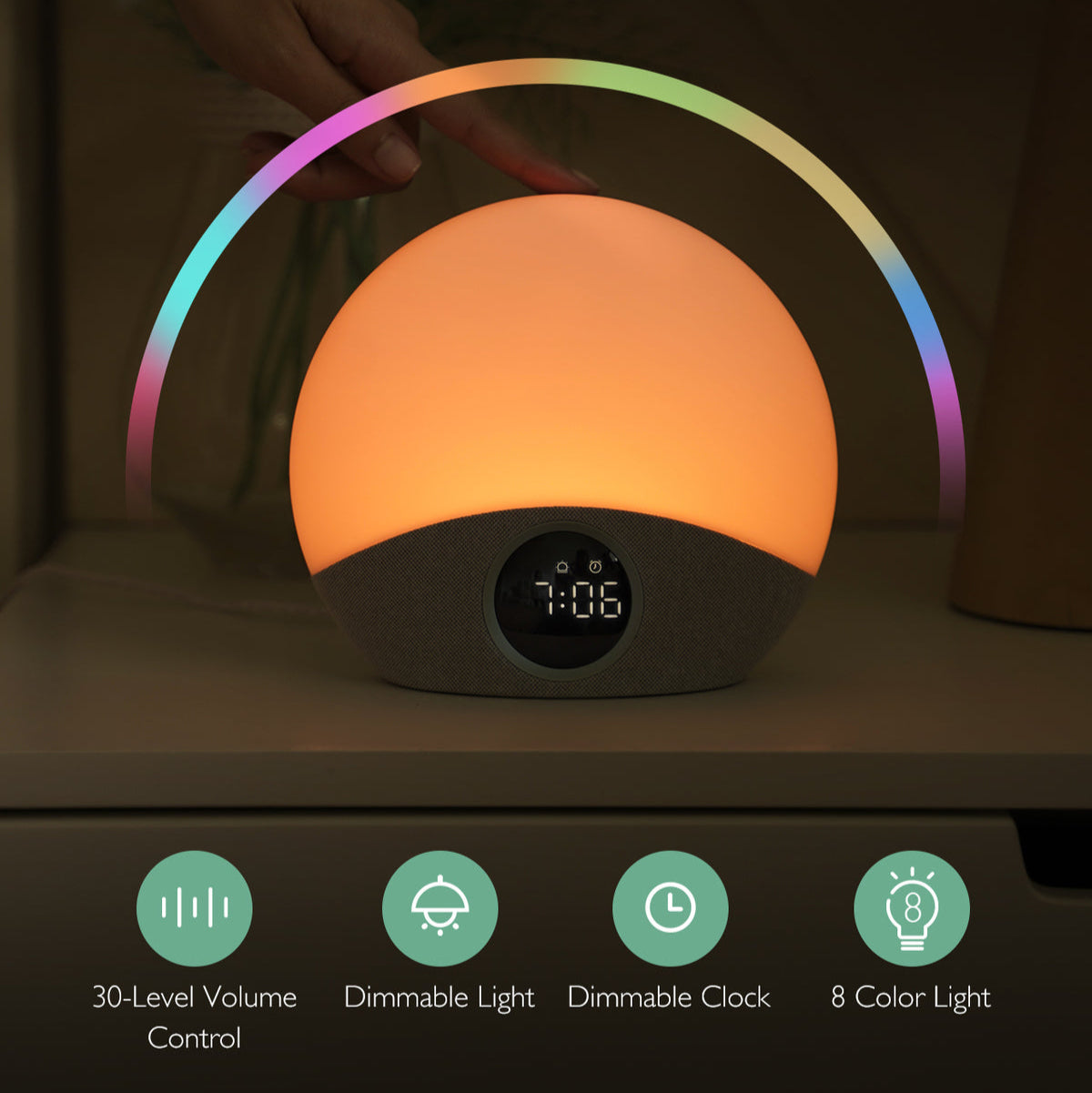 LuzONE Sunrise Alarm Clock