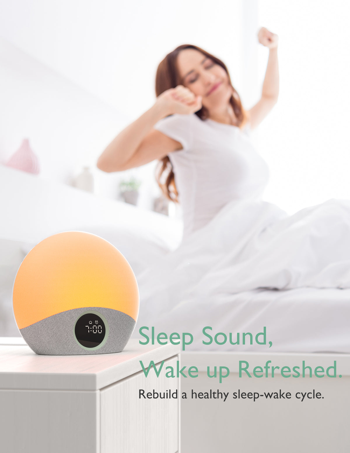 LuzONE Sunrise Alarm Clock